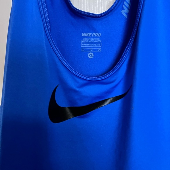 Nike Royal Blue Athletic Tank - Picture 2 of 7